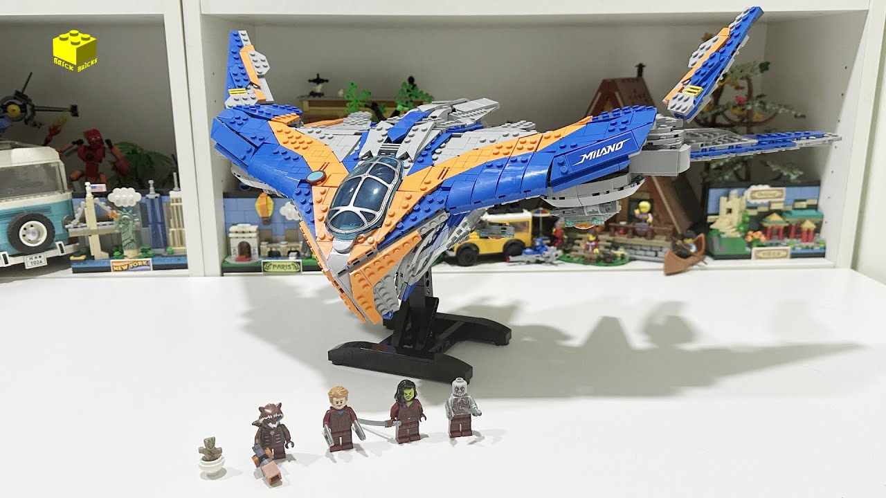 LEGO 76286 GUARDIANS OF THE GALAXY THE MILANO 2024 SPEED BUILD - BRICK BRICKS