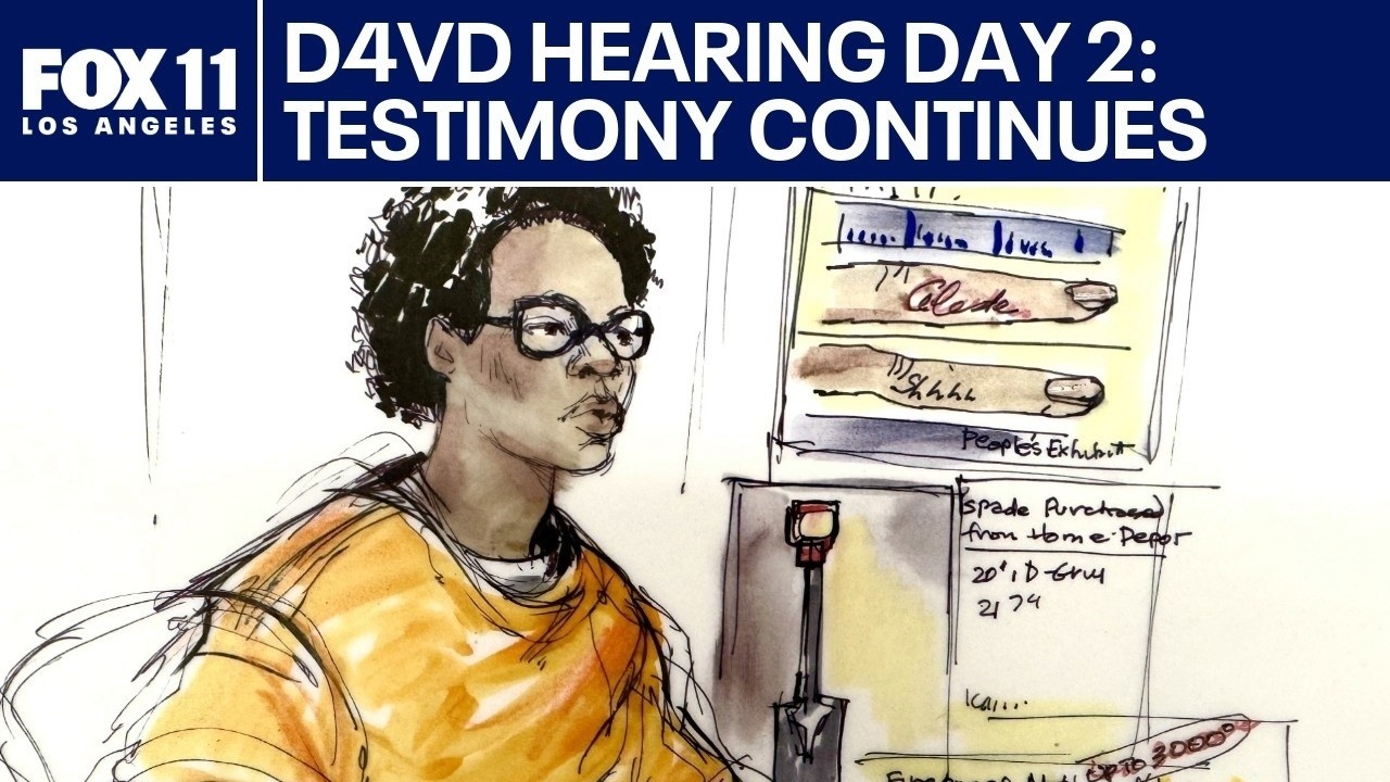 LIVE: D4vd trial update: Preliminary hearing continues