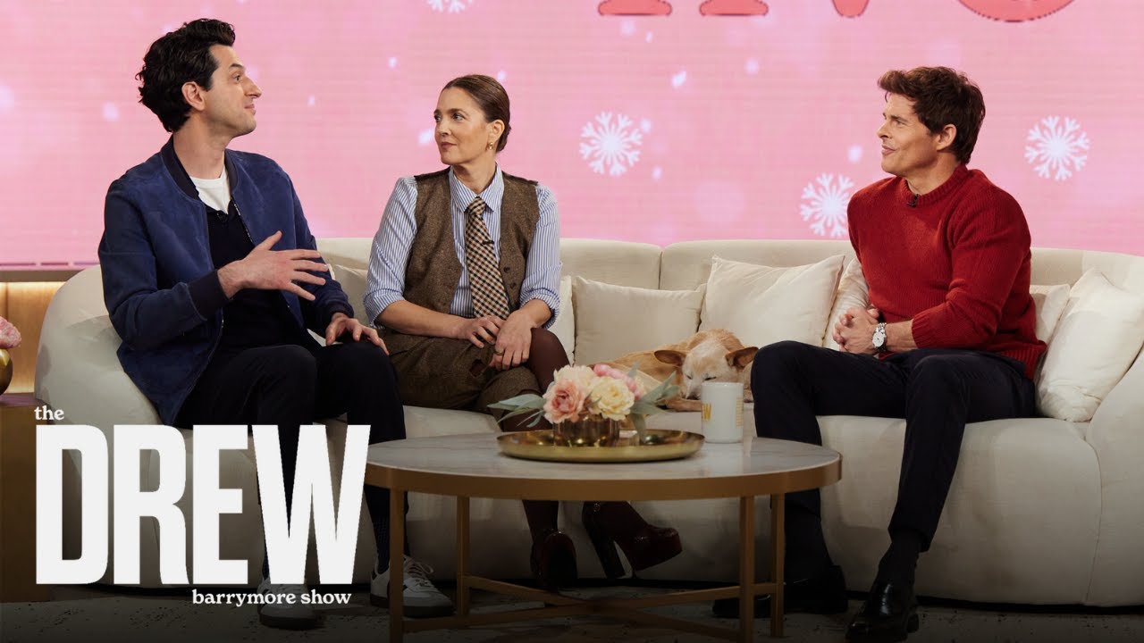 James Marsden & Ben Schwartz Answer Rapid Fire Holiday Questions from Santa Claus