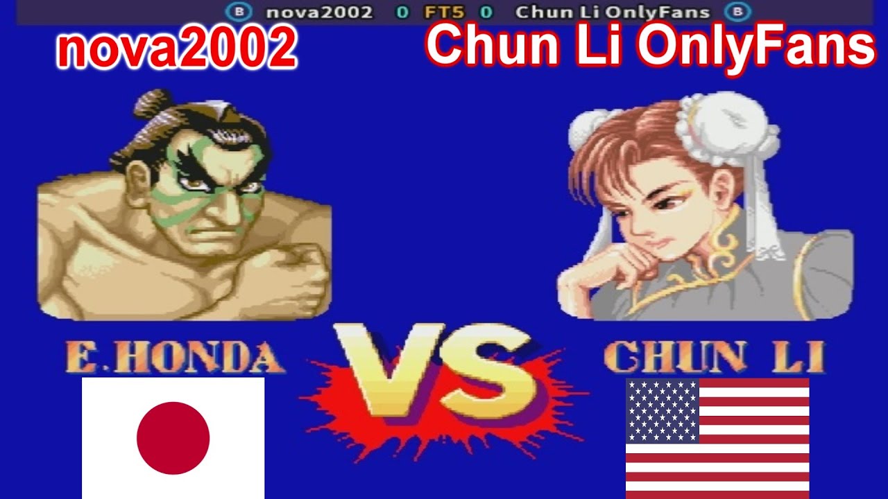 Street Fighter II': Hyper Fighting - nova2002 vs Chun Li OnlyFans FT5