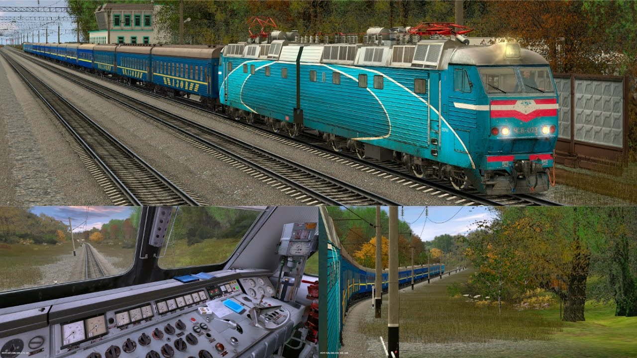 Грегово: Золотая осень | ОФ МП 06.11.2016 | Воскресенье | ЧС8-023 | Trainz 2012
