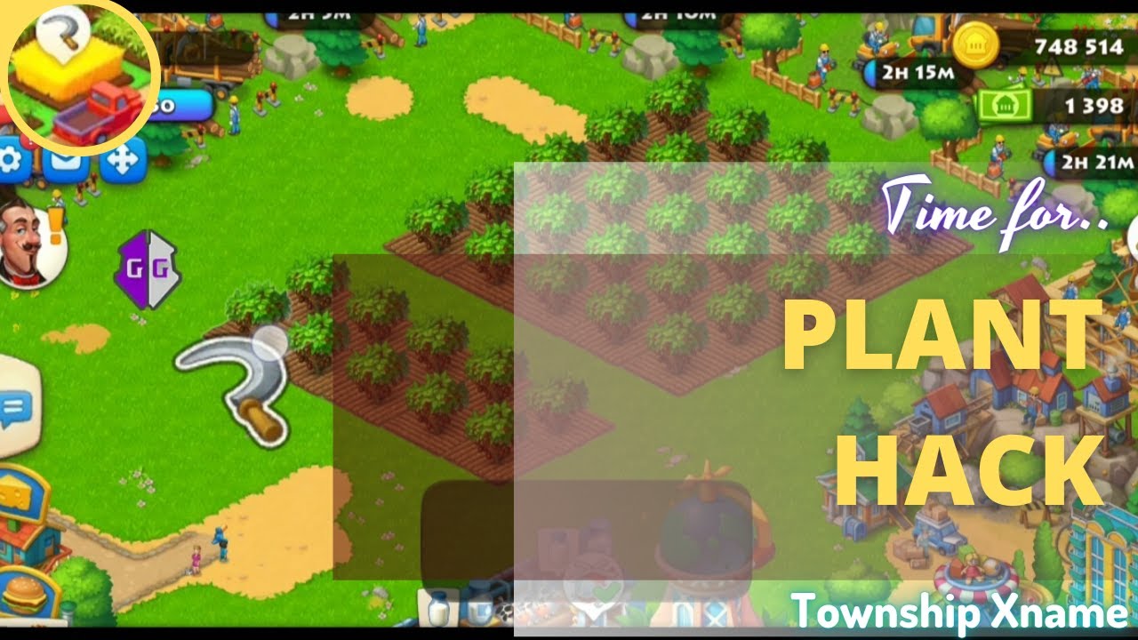 TOWNSHIP HACK PLANT 🔥 #township #gameguardian #townshiphack