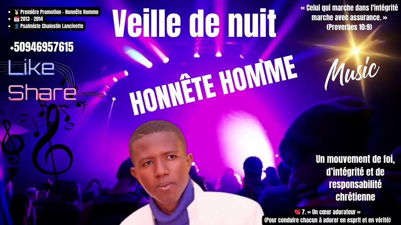 6E.VEILLE DE NUIT HONNÊTE HOMME-chita lakay ak Bondye(@psalmiste chalostin)