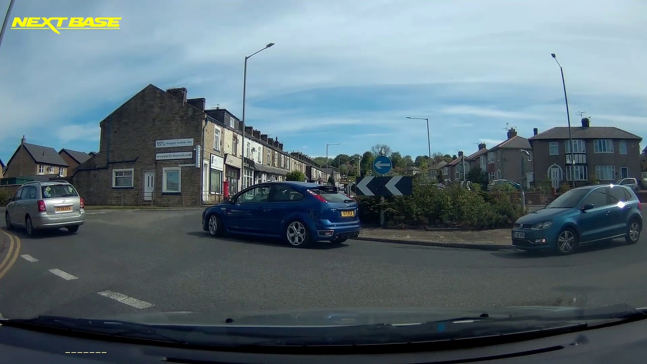 DRIVING THROUGH BURNLEY (LANCASHIRE)