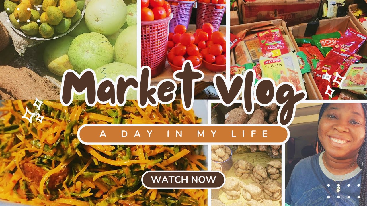 COME with me to a NIGERIAN 🇳🇬  MARKET | A DAY in My LIFE