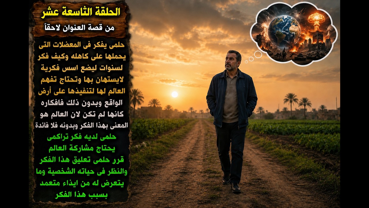 الحلقة التاسعة عشر من قصة العنوان لاحقا