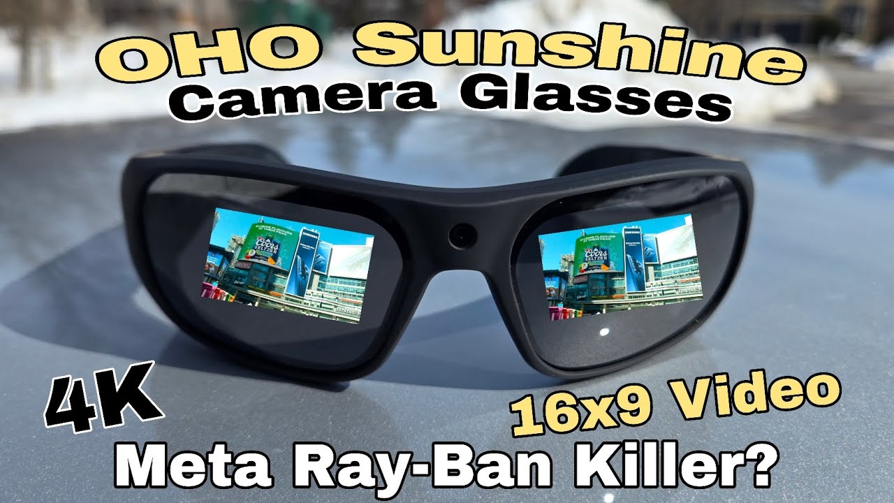 OHO Sunshine - 4K Video Glasses Test (Meta Ray-Ban Killer?)