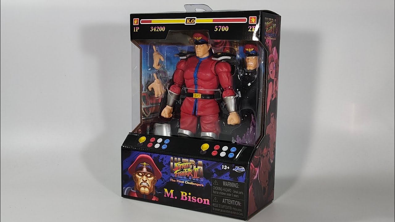 Unboxing Jada Toys Ultra Street Fighter 2 M. Bison