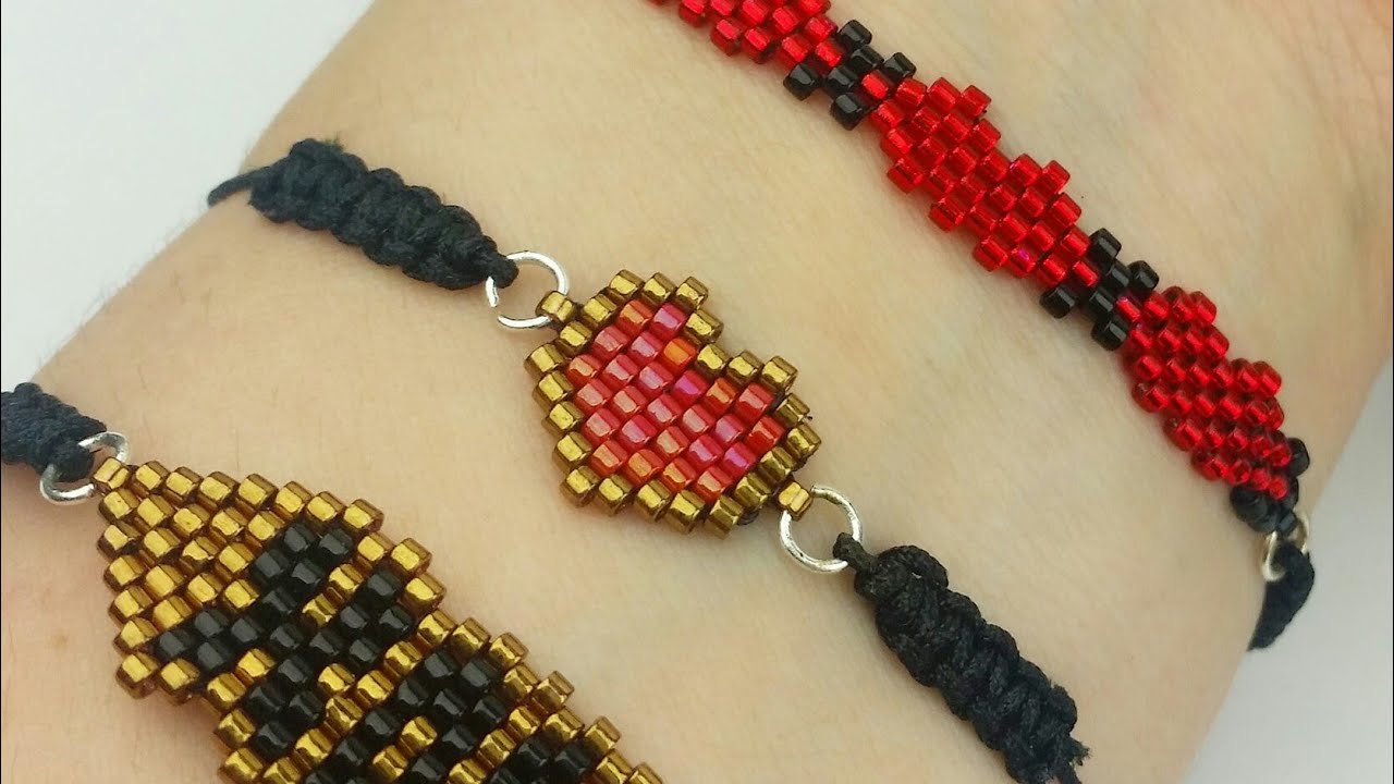 MINI CORAZON/PULSERA DE DELICAS