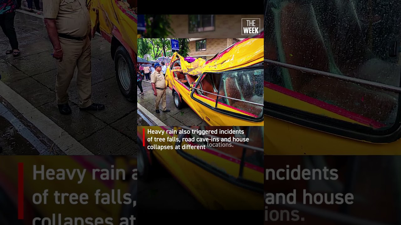 Mumbai brought to a standstill as heavy rain floods roads, disrupts trains