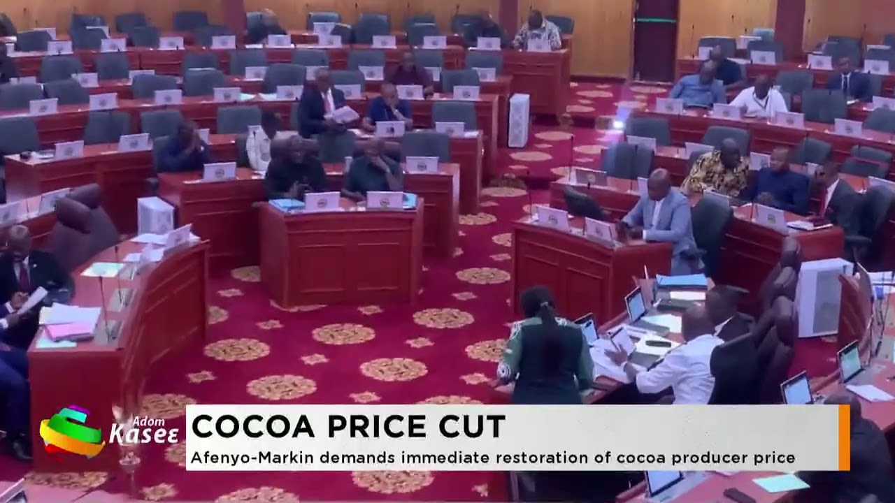 Cocoa Price Cut: Afenyo-Markin demands immediate restoration of cocoa producer price