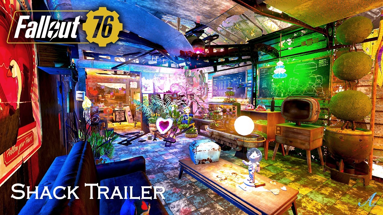 Fallout 76 - Shack Trailer House Camp Build