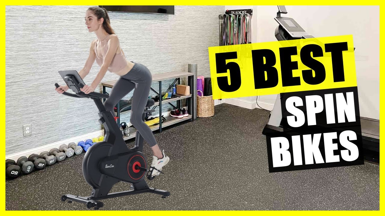 TOP 5: Best Spin Bike for Home Gym 2023 | with Comfortable Seat Cushion and LCD Monitor