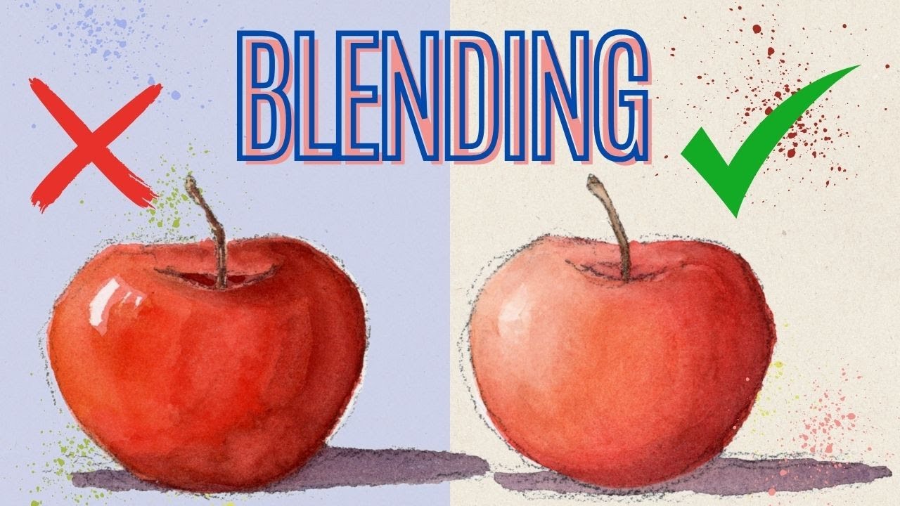 How to Paint with Watercolor Blending Technique