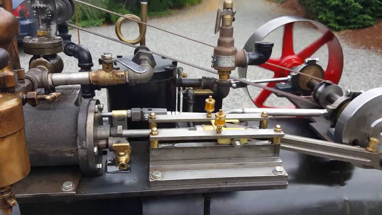 Return Flue Boiler with Steam Engine. SOLD!