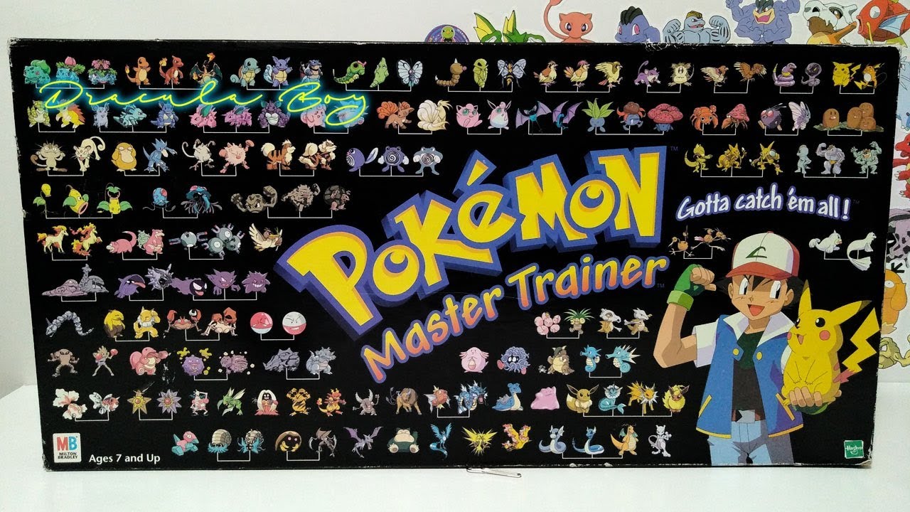 Pokémon MASTER TRAINER - Juego de Mesa Maestro Entrenador 2000