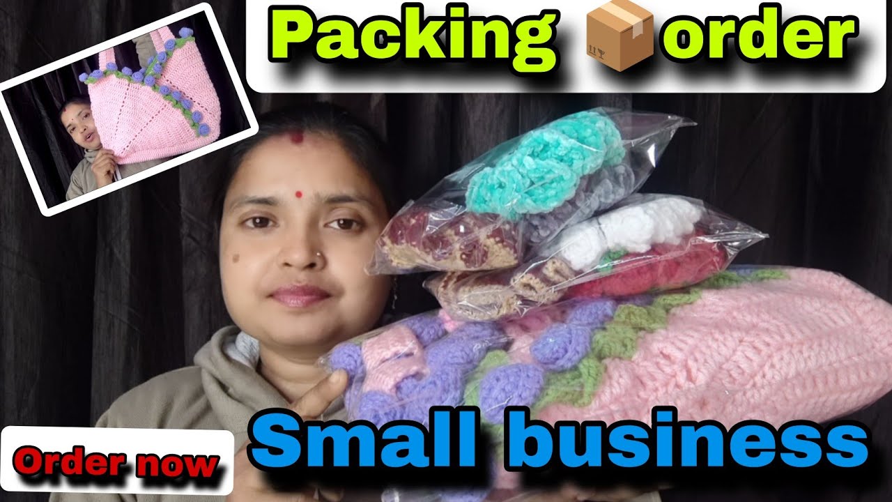 Packing 📦 New Crochet Order | Make With Me ❤️ Customer Order Dispatch | Order Now 8077162153