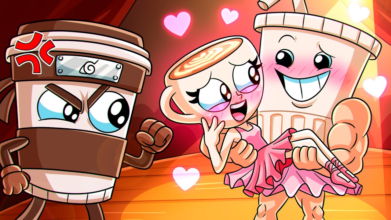 BATALHA pelo AMOR DA BALLERINA CAPUCHINA?! Brainrot Italiano Animação
