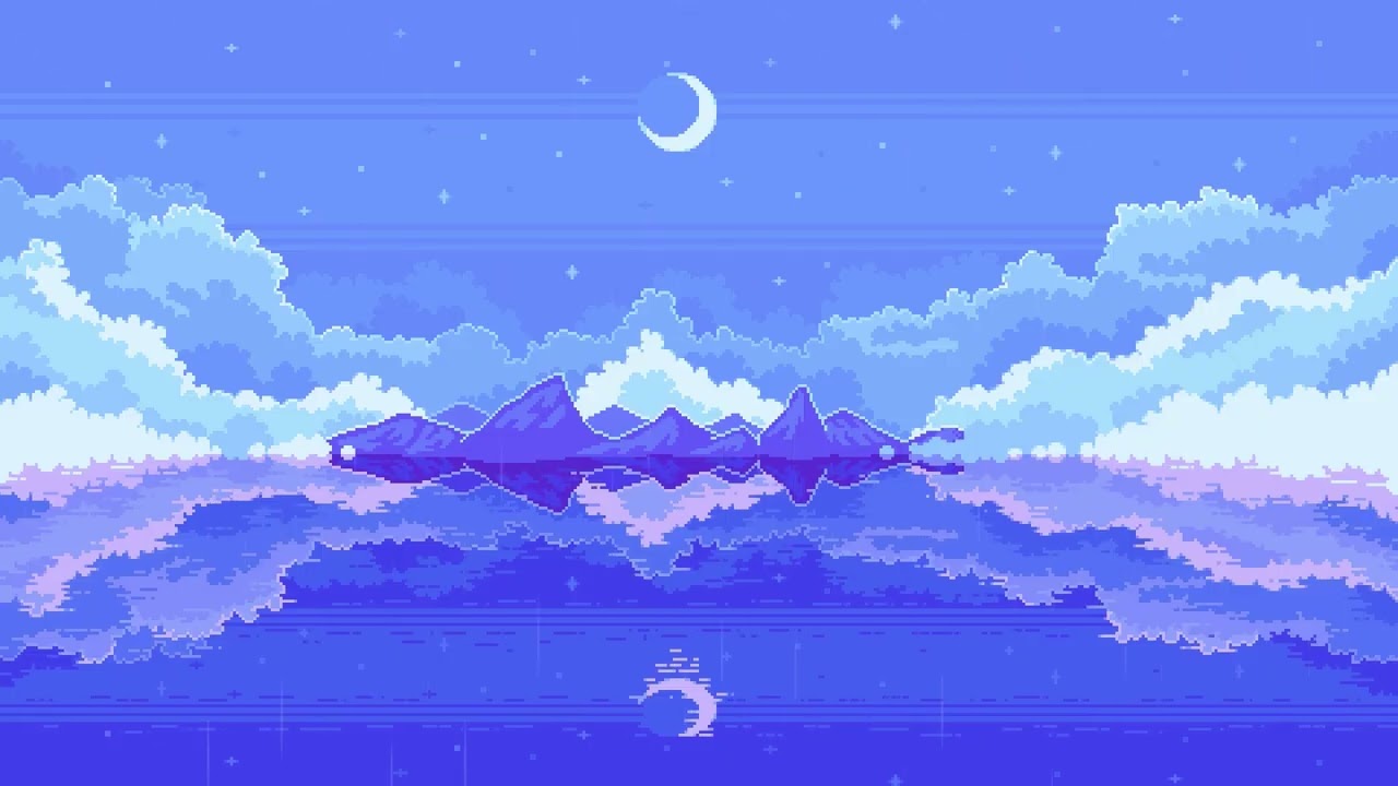 Deep Purple Skies & Rain 🌙 | Lo-Fi Pixel Sanctuary for Deep Focus & Calm