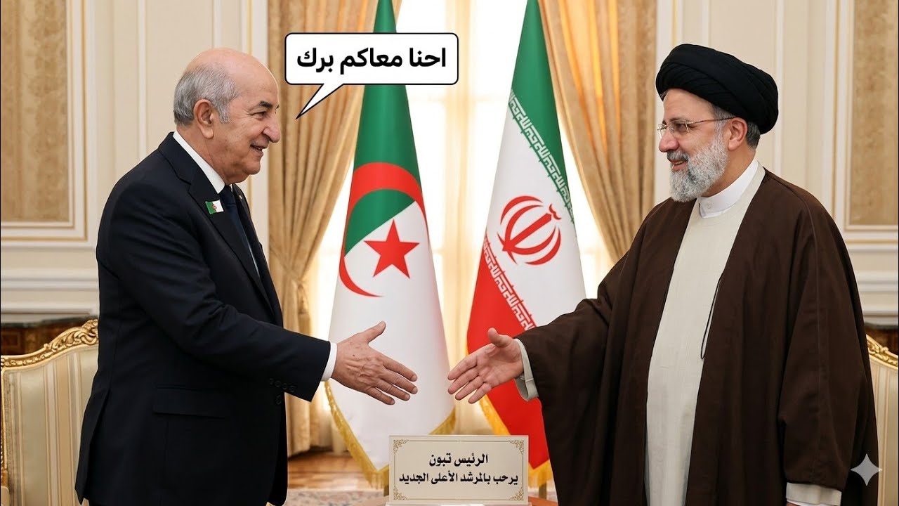 الجزائر بين طهران والعمق العربي: رقصة الدبلوماسية فوق حبال الأزمات 🇩🇿⚖️🇮🇷🌍