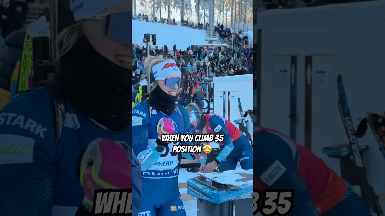 🤩 what a pursuit for Venla Lehtonen 🇫🇮 #biathlon #sport