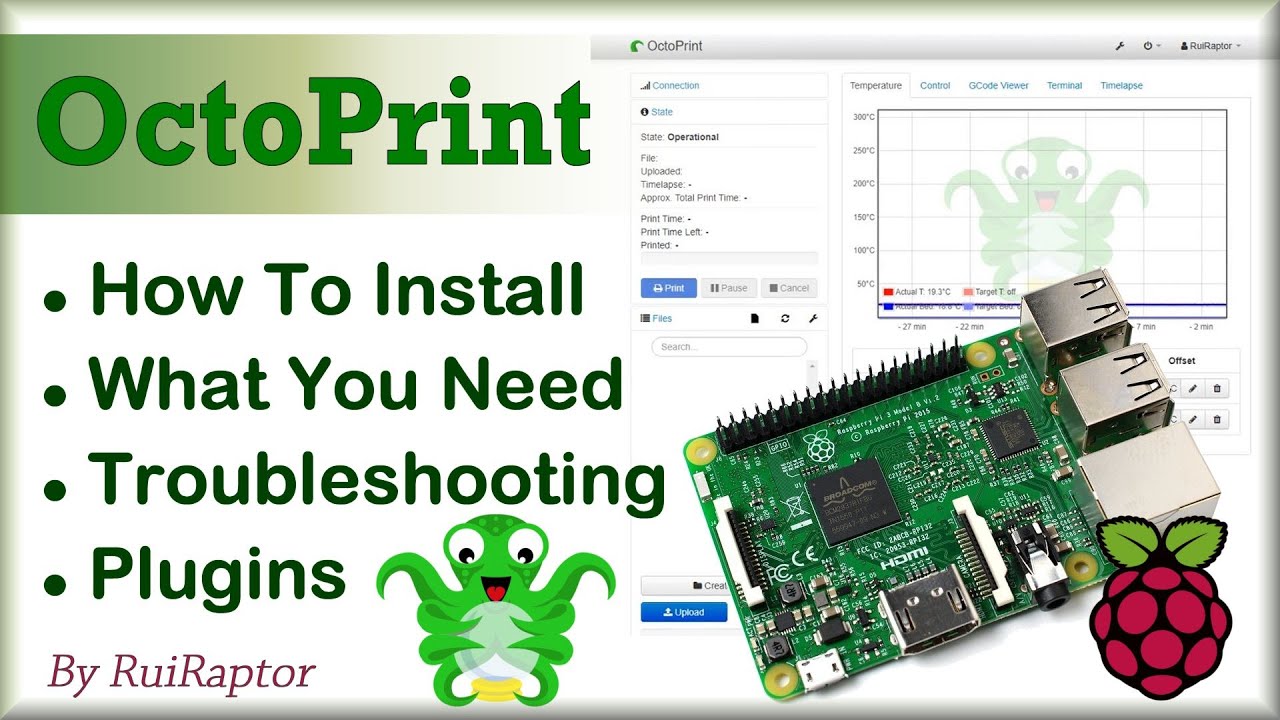 OCTOPRINT - All You Need To Know &diams; Tutorial &diams;