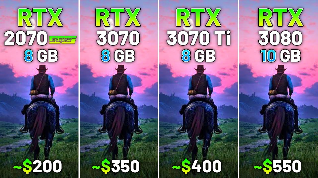 20 Games on RTX 2070 SUPER vs RTX 3070 vs RTX 3070 Ti vs RTX 3080 in 2023 - 1440p