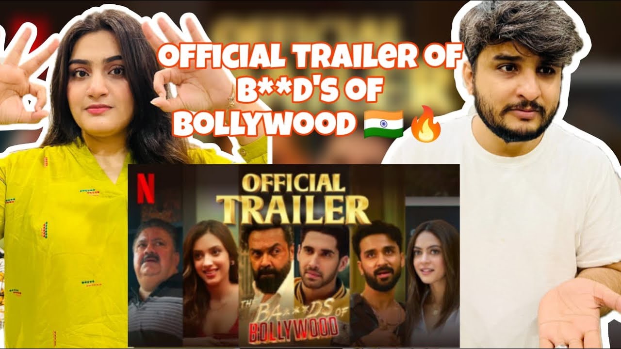 Pakistani Couple Reaction On Official Trailer Of Ba***d’s of Bollwood | Aryan khan |Bobby deol😍