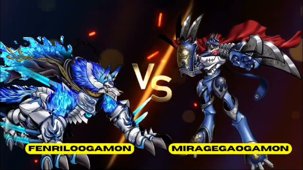 [EX7] Claw or Fang! Fenriloogamon  VS  Miragegaogamon