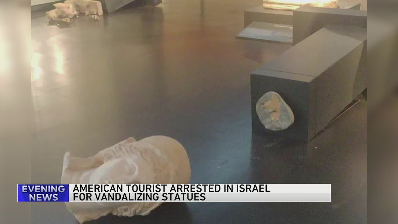 American tourist arrested for smashing ancient Roman statues at museum in Israel