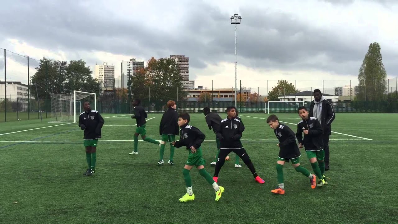 ASSOA U13 Élite Régional - échauffement avant match contre Mantes La Jolie 17 10 15