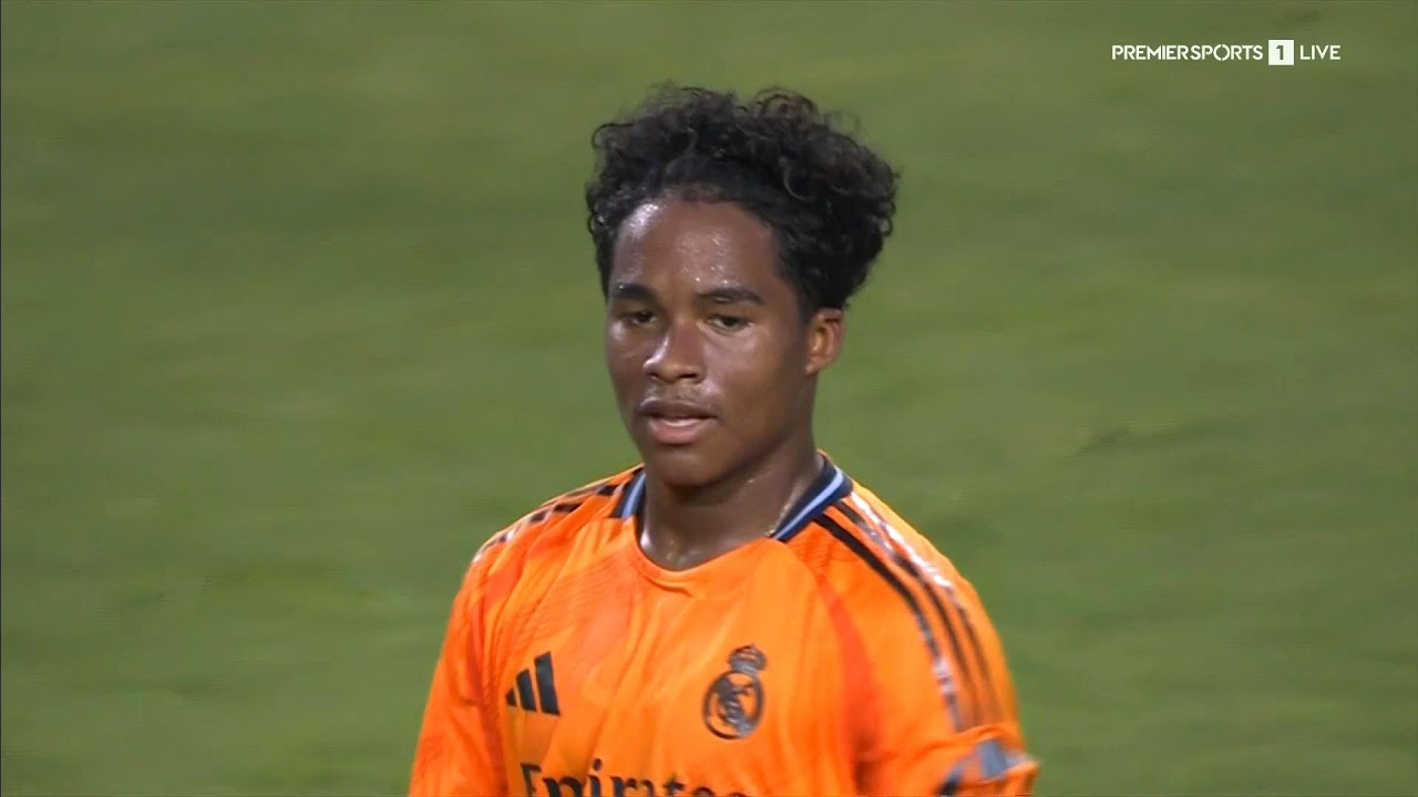 Endrick Real Madrid DEBUT vs AC Milan (31/07/2024) HD 1080i