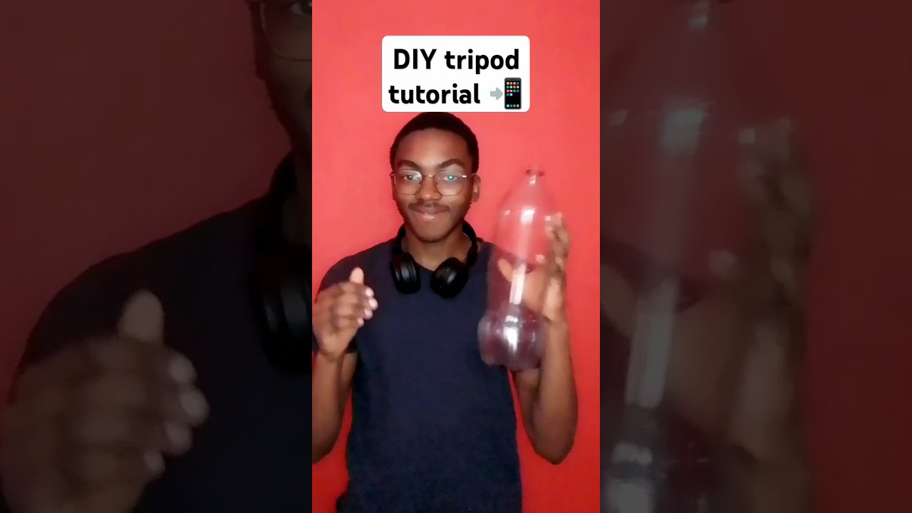 How to make a DIY tripod at home (step by step) #diytip #techtips #tripod