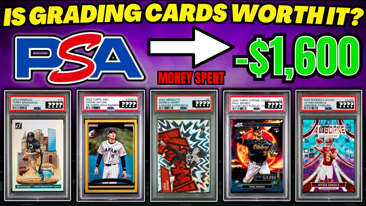 *IS GRADING CARDS WORTH IT ANYMORE?🤔 I GRADED 85+ RARE SPORTS CARDS WITH PSA!🔥