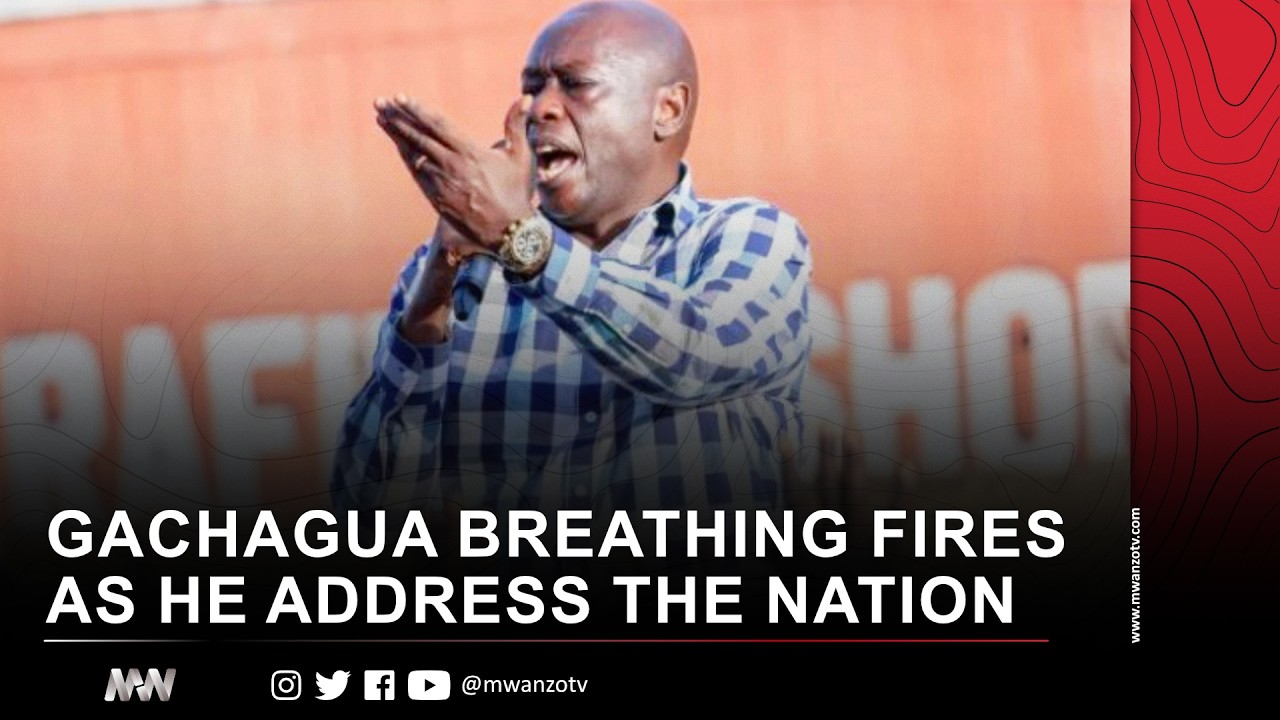 #LIVE: GACHAGUA BREATHING FIRES AS HE ADDRESS THE NATION TEARS INTO RUTO'S UDA