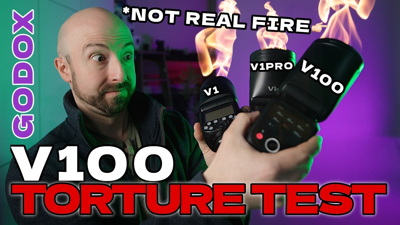 Godox V100 vs V1 Pro vs V1 Overheating Torture Test!