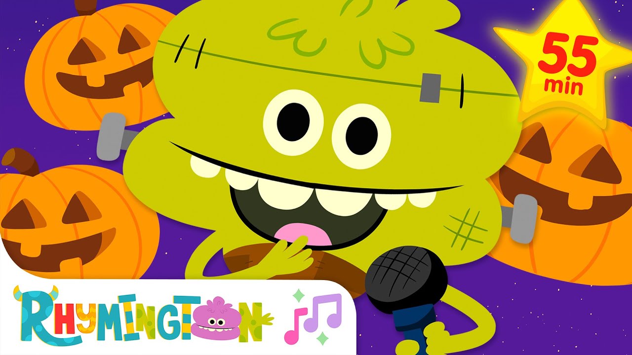 Down By The Spooky Bay + More  | Monster Fun For Kids! | Rhymington Square