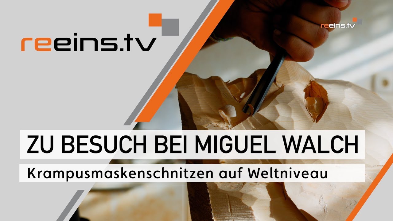Zu Besuch bei Miguel Walch - Krampusmaskenschnitzen auf Weltniveau