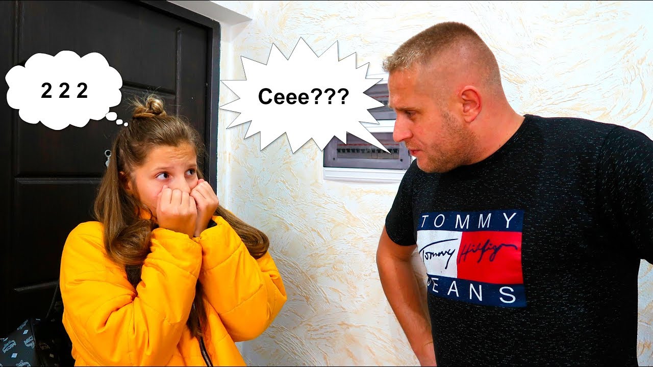 Irochka a Primit Trei de 2 la SCOALA într-o zi