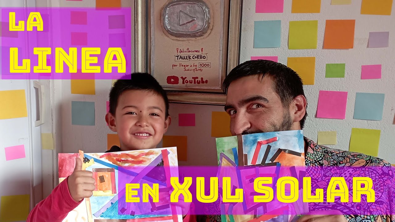 😳Una SORPRENDENTE forma de DIBUJAR❗, 🎨XUL SOLAR y LA LINEA para niños y niñas.