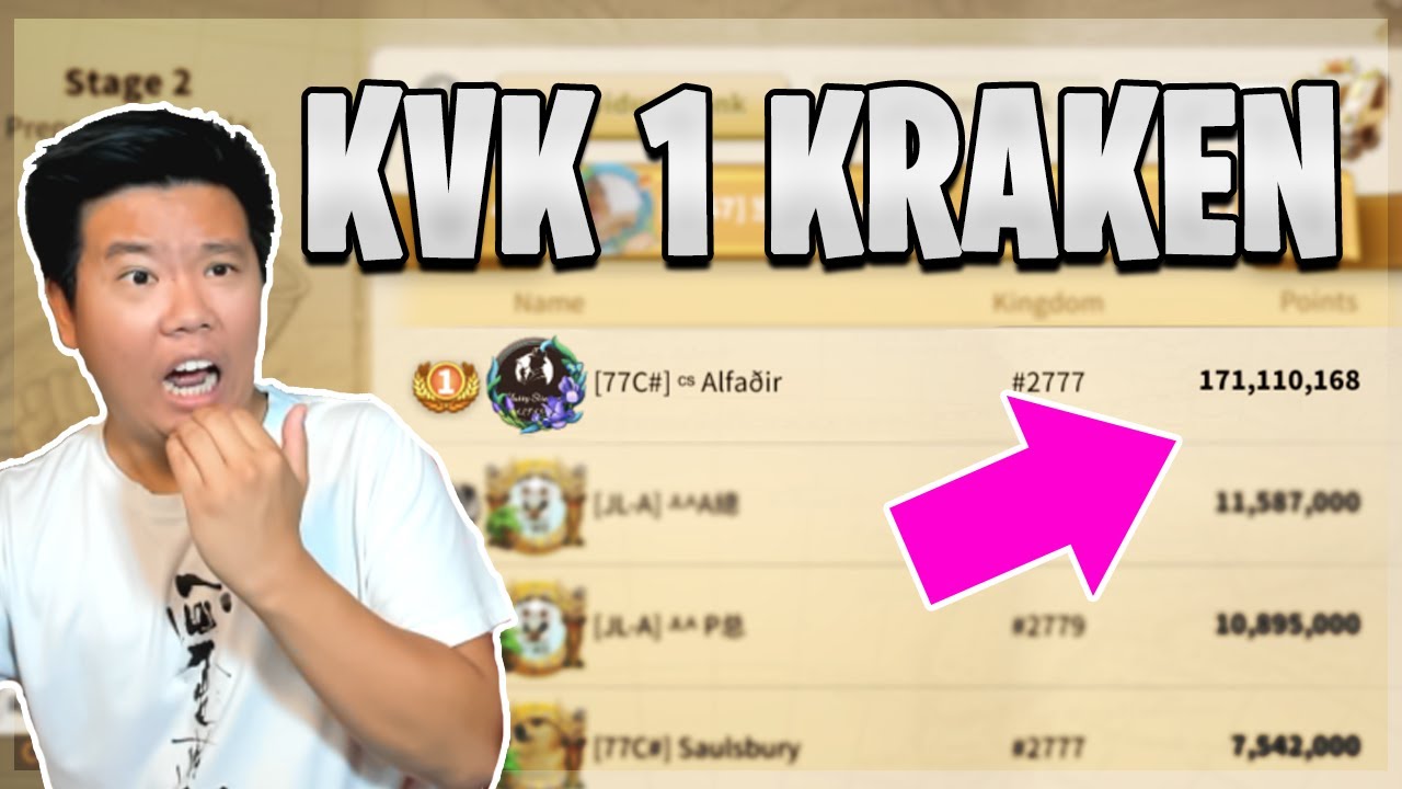 This 200M REAL Kraken in KvK 1 is SCARY [ Alfadir K2777 ] | Rise of Kingdoms