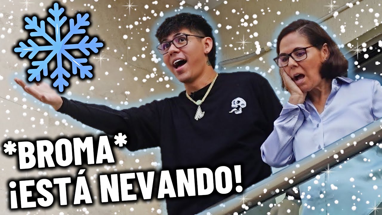 &iexcl;LE HAGO CREER QUE EST&Aacute; NEVANDO! *BROMA A MI MAM&Aacute;* - [ANTRAX] ☣