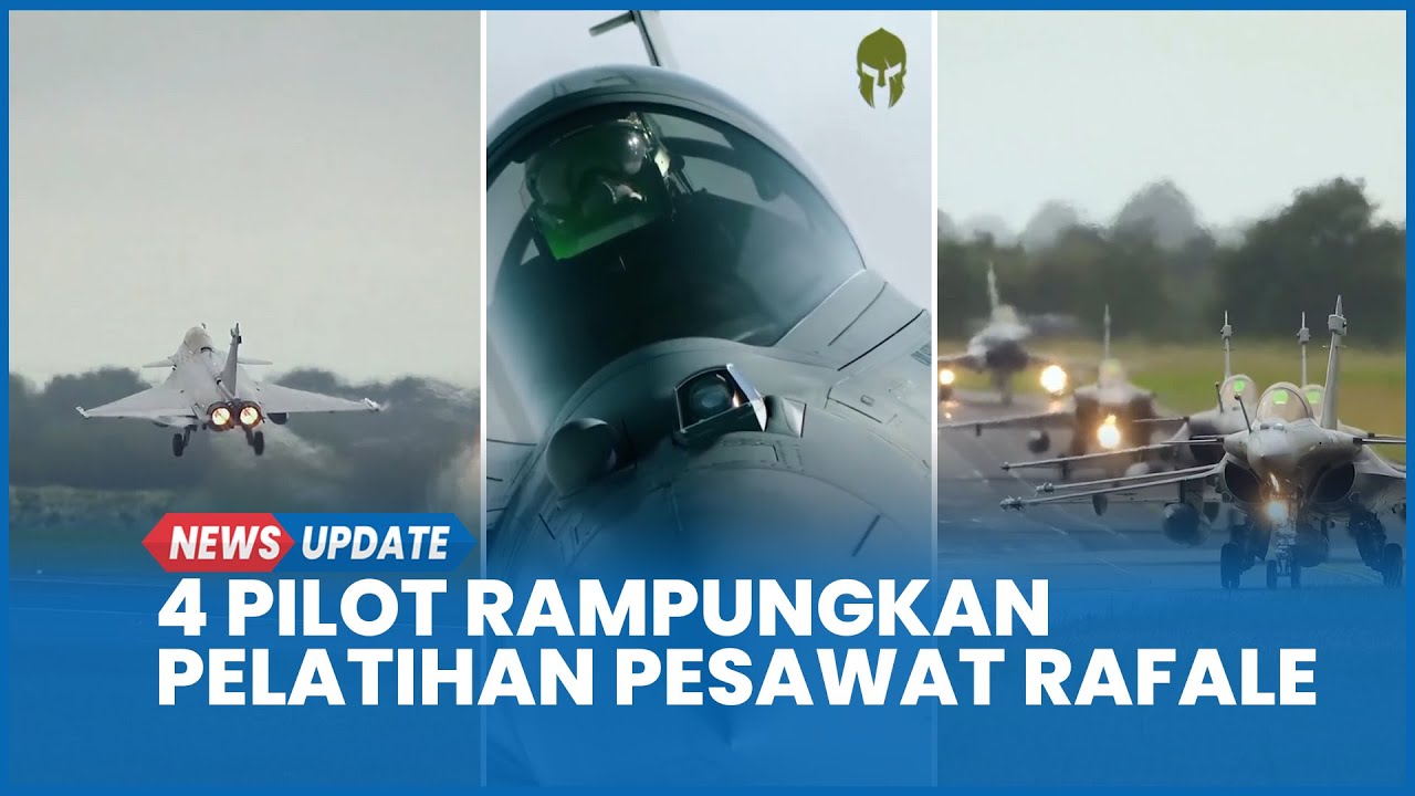 Empat Pilot Tempur TNI AU Rampungkan Pelatihan Terbangkan Pesawat Rafale di Perancis