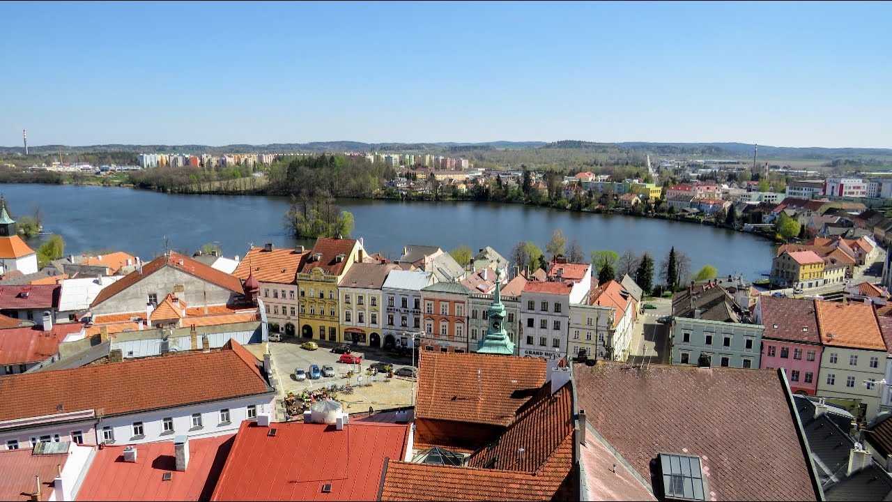 Jindřichův Hradec z vyhlídkové věže
