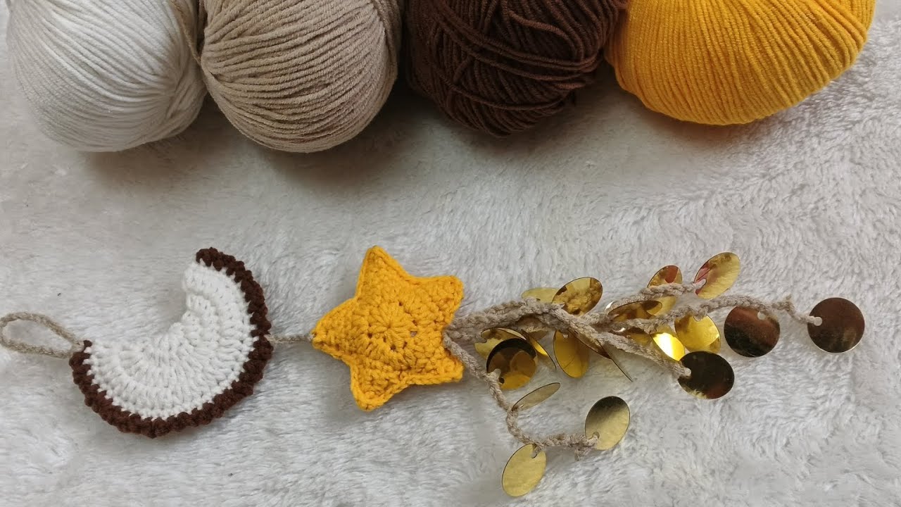 يلا نعمل سوا اجمل و اسهل باترون لزينة رمضان 🥰❤️#اكسبلور #knittig #رمضان #رمضان_مبارك #لايك 