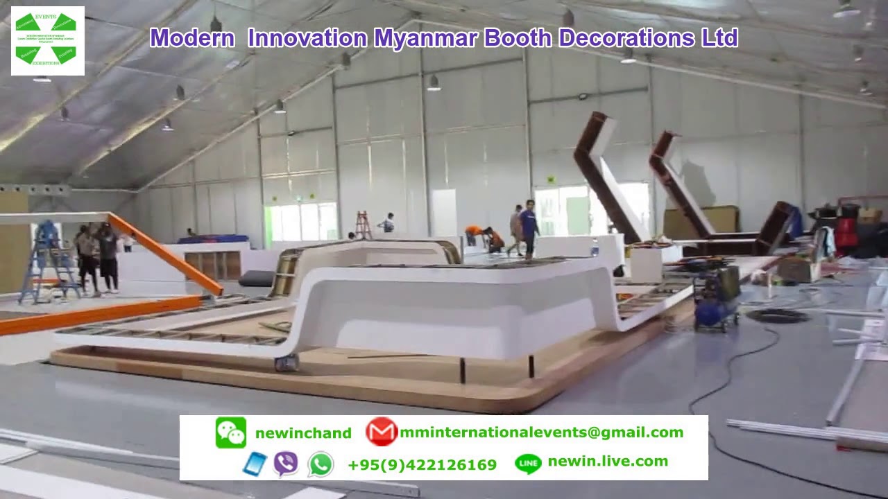 Modern Innovation Myanmar Creative Booth Designs and Decorations In Myanmar