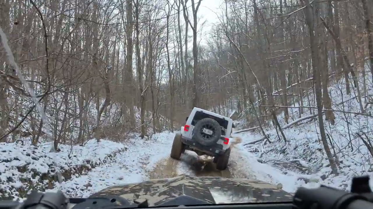 Going down lady run..