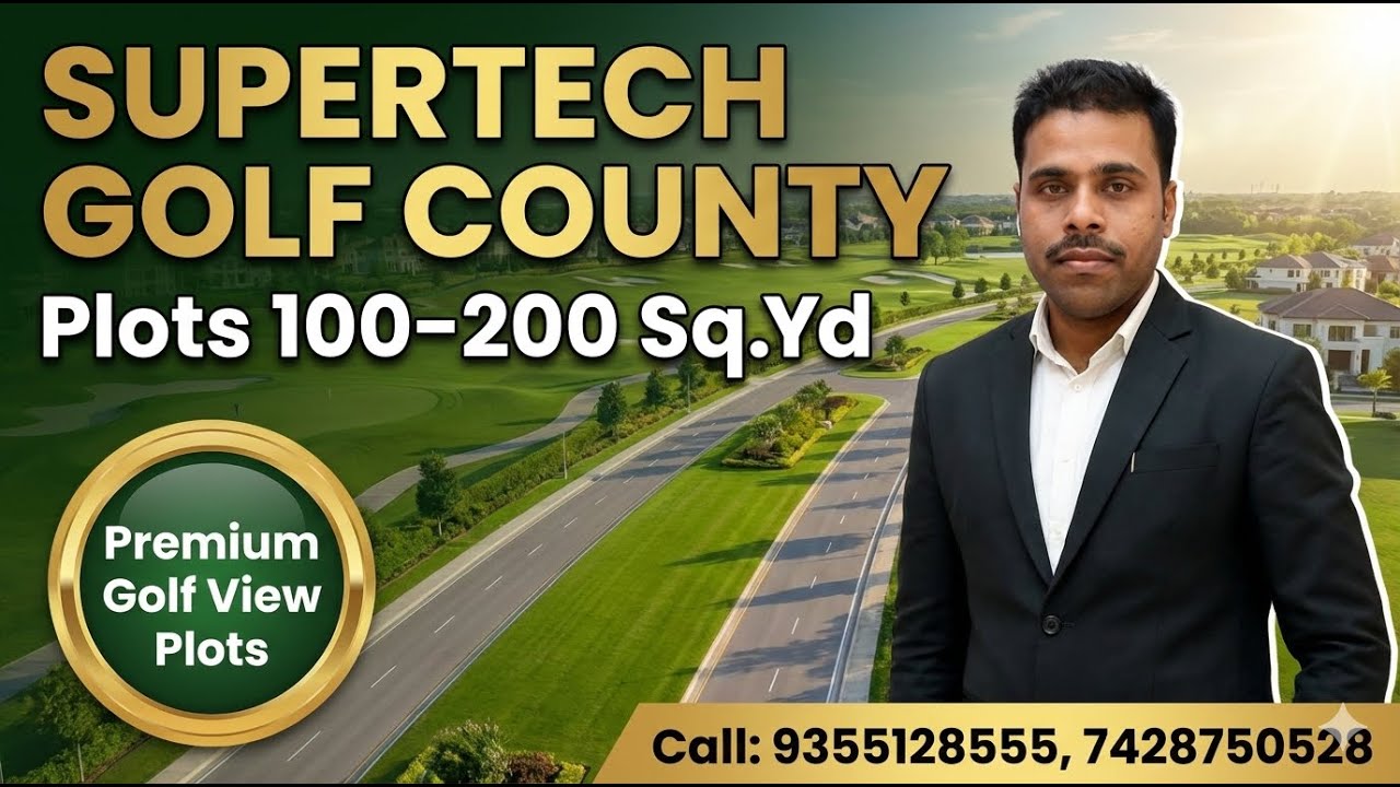 Noida International Airport Opening! Supertech Golf County Plots Sector 22D | Latest Price 2026