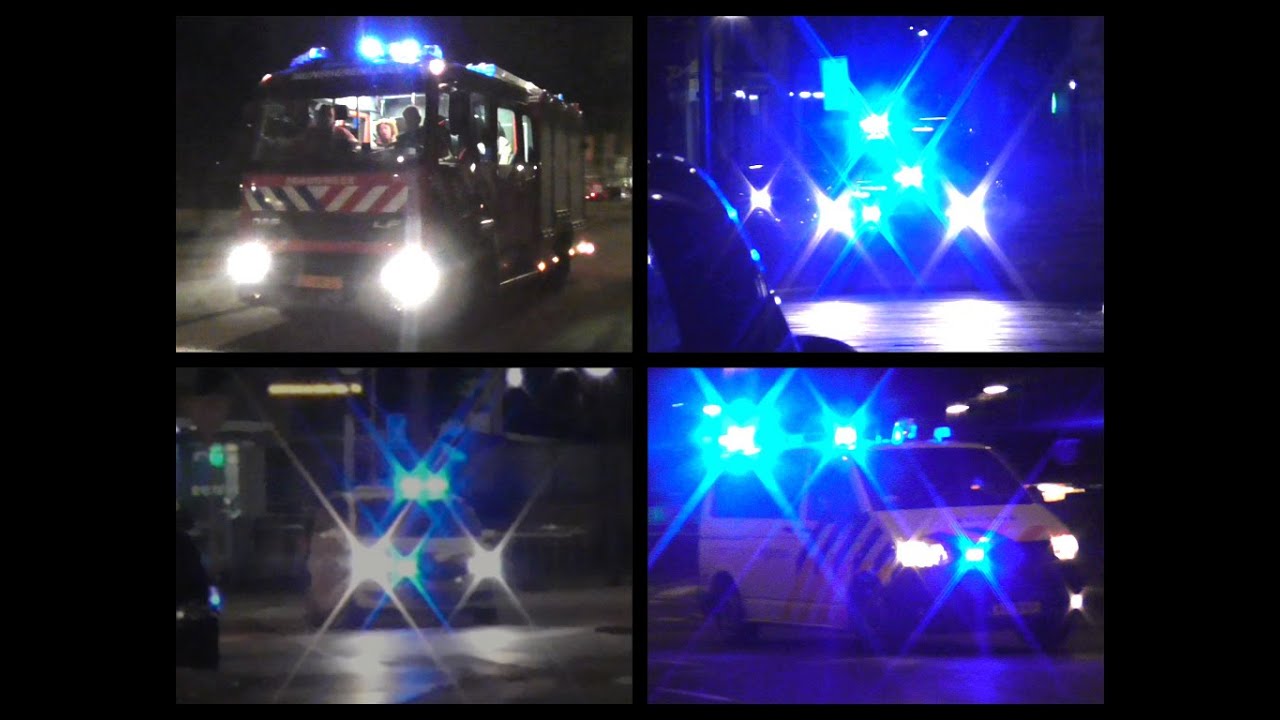 Brand in kelder van flat aan de Menenkamp Rotterdam. #179