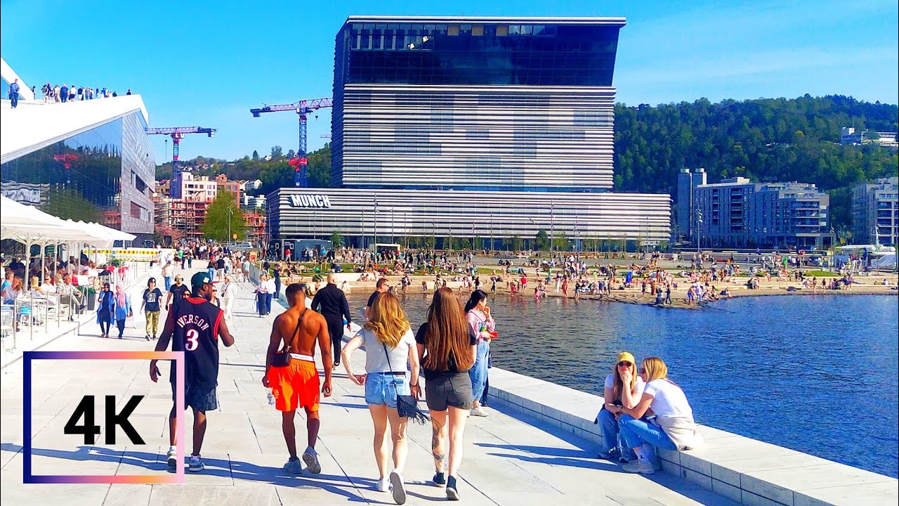 4K _ Beach Day in Oslo, Summer is Here!